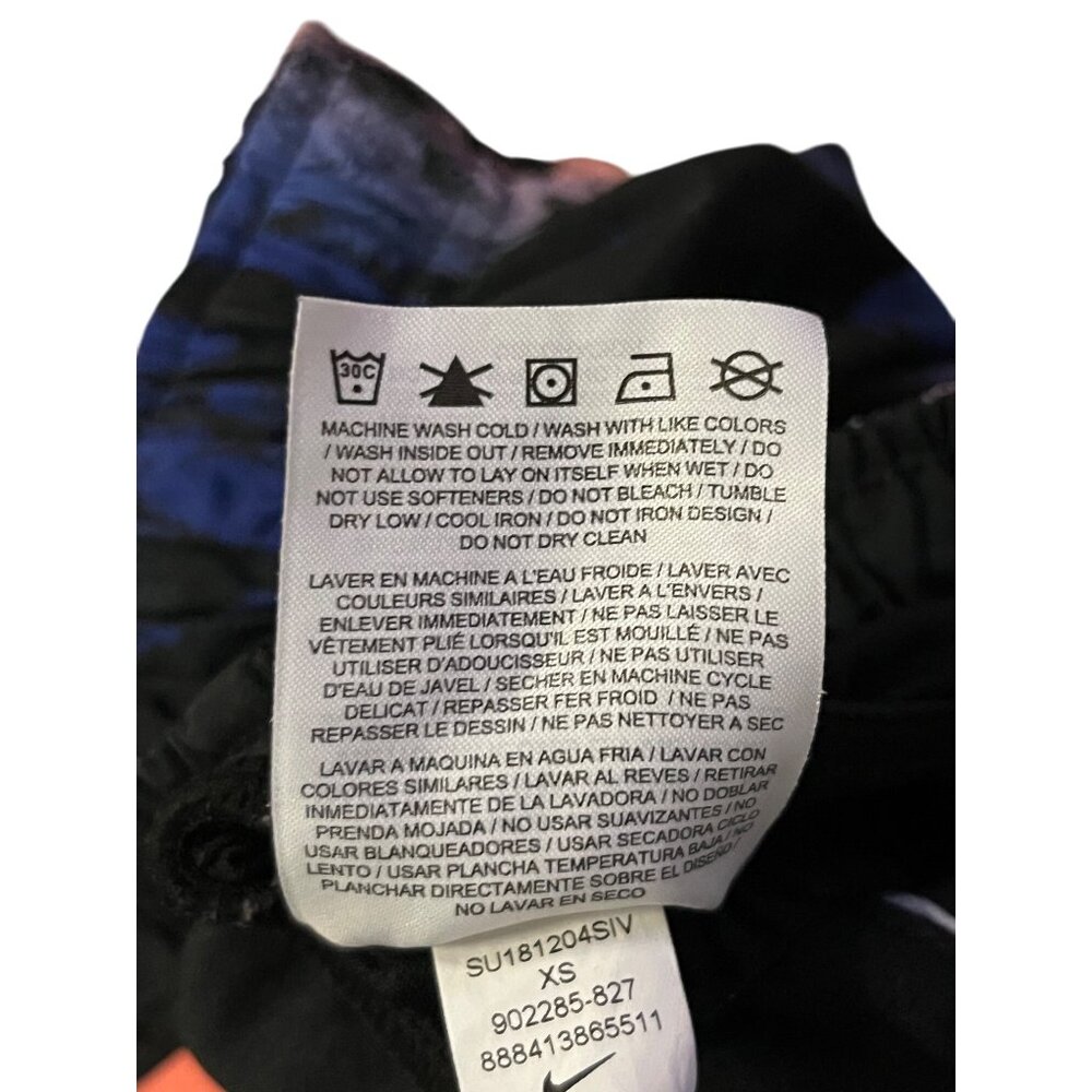 Nike Womens Printed Athletic Running Shorts XS Multicolor With Drawstring - Picture 13 of 14